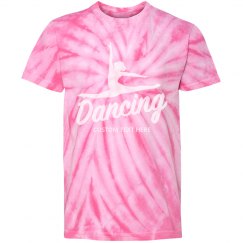 Add Your Text Dancing Youth Tie-Dye T-Shirt