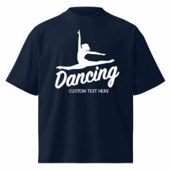 Unisex Organic Oversized High Neck T-Shirt