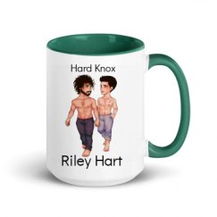 15oz Ceramic Mug with Color Inside