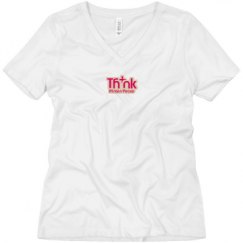 Ladies Relaxed Fit V-Neck Tee
