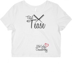 Ladies Slim Fit Crop Top Tee