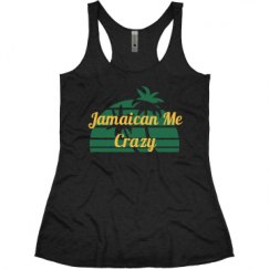 Ladies Slim Fit Super Soft Racerback Triblend Tank