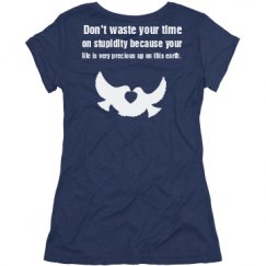 Ladies Slim Fit Super Soft Triblend Tee