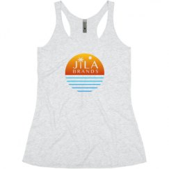 Ladies Slim Fit Super Soft Racerback Triblend Tank