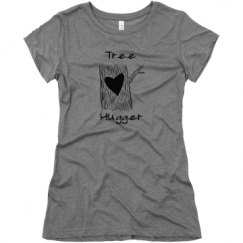 Ladies Slim Fit Super Soft Triblend Tee