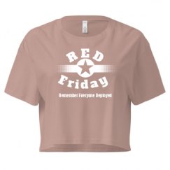 Ladies Festival Cali Crop Top Tee