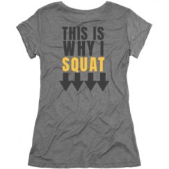 Ladies Slim Fit Super Soft Triblend Tee