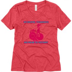 Ladies Relaxed Fit Super Soft Triblend V-Neck Tee