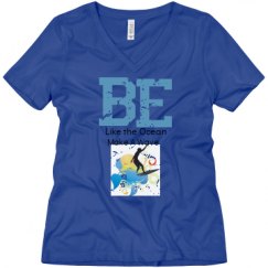 Ladies Relaxed Fit V-Neck Tee