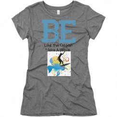 Ladies Slim Fit Super Soft Triblend Tee
