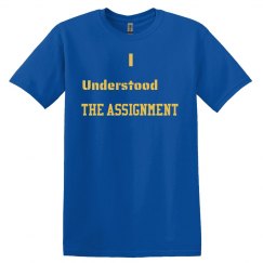 I understood the assignment 