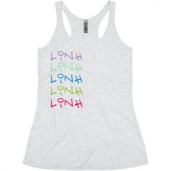 Ladies Slim Fit Super Soft Racerback Triblend Tank