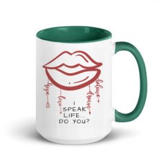 15oz Ceramic Mug with Color Inside