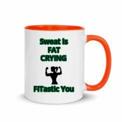 11oz Ceramic Mug with Color Inside