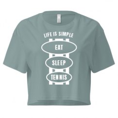 Ladies Festival Cali Crop Top Tee