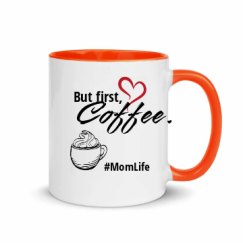 11oz Ceramic Mug with Color Inside