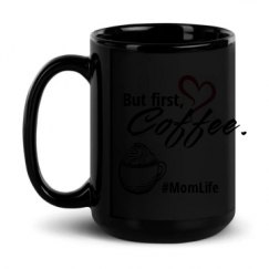 15oz Black Glossy Mug