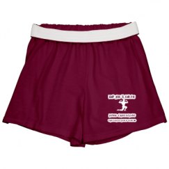 Slim Fit Cheer Shorts