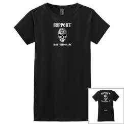 Support t shirt with sponsor name