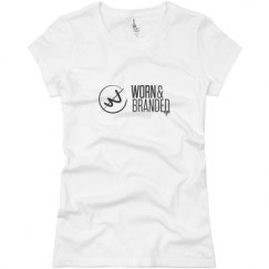 Ladies Slim Fit Basic Promo Jersey Tee