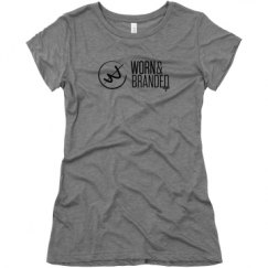 Ladies Slim Fit Super Soft Triblend Tee