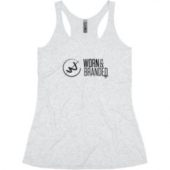 Ladies Slim Fit Super Soft Racerback Triblend Tank