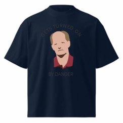 Unisex Organic Oversized High Neck T-Shirt