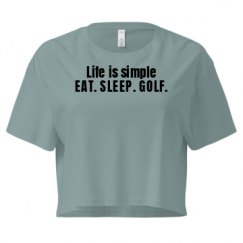 Ladies Festival Cali Crop Top Tee