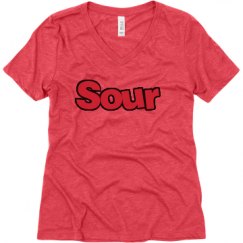 Ladies Relaxed Fit Super Soft Triblend V-Neck Tee