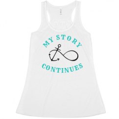 Ladies Flowy Racerback Tank