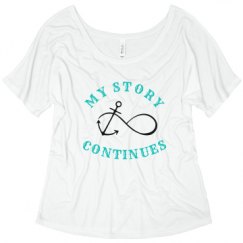 Ladies Flowy Slouchy Tee