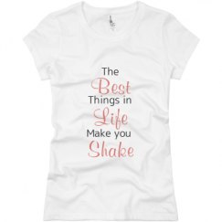 Ladies Slim Fit Basic Promo Jersey Tee