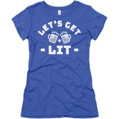 Ladies Slim Fit Super Soft Triblend Tee