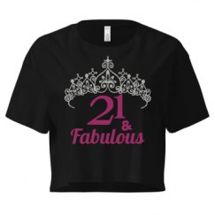 Ladies Festival Cali Crop Top Tee