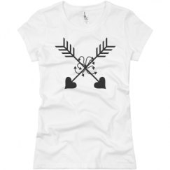 Ladies Slim Fit Basic Promo Jersey Tee