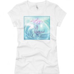 Ladies Slim Fit Basic Promo Jersey Tee