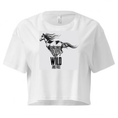 Ladies Festival Cali Crop Top Tee