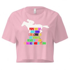 Ladies Festival Cali Crop Top Tee