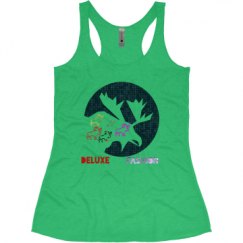 Ladies Slim Fit Super Soft Racerback Triblend Tank