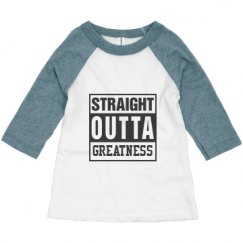Toddler 3/4 Sleeve Raglan Tee