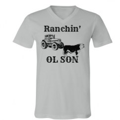 Unisex V-Neck Jersey Tee