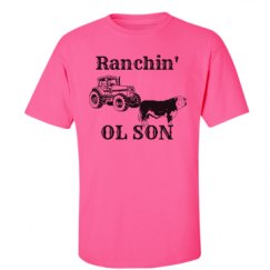 Unisex Ultra Cotton Safety Neon Crewneck Tee