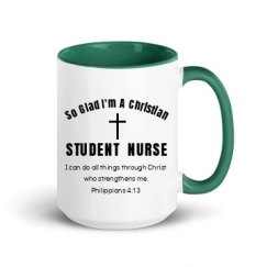 15oz Ceramic Mug with Color Inside