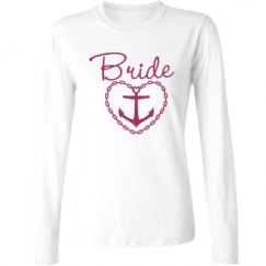 Ladies Relaxed Fit Basic Long Sleeve Tee