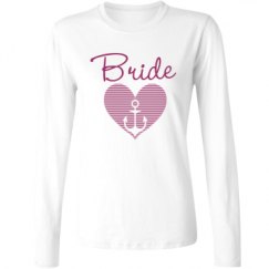 Ladies Relaxed Fit Basic Long Sleeve Tee