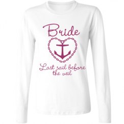 Ladies Relaxed Fit Basic Long Sleeve Tee