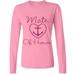 Ladies Relaxed Fit Basic Long Sleeve Tee