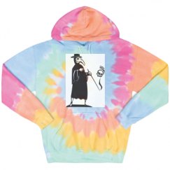 Unisex Tie-Dye Fleece Hoodie