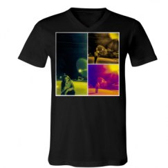 Unisex V-Neck Jersey Tee