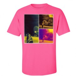 Unisex Ultra Cotton Safety Neon Crewneck Tee